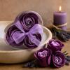 Soap Roses Heart Box 3 Pack Lavender