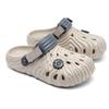 3827 Fingerprint Hole Shoes Women's Summer Versatile Outer Wear Non-slip Thick-soled Sandals Couple Personality Beach Bag Head Slippers