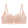 Half cup comic chest underwear women's small breasts gather and show large three-dimensional seamless upper support thickened bra underwear women