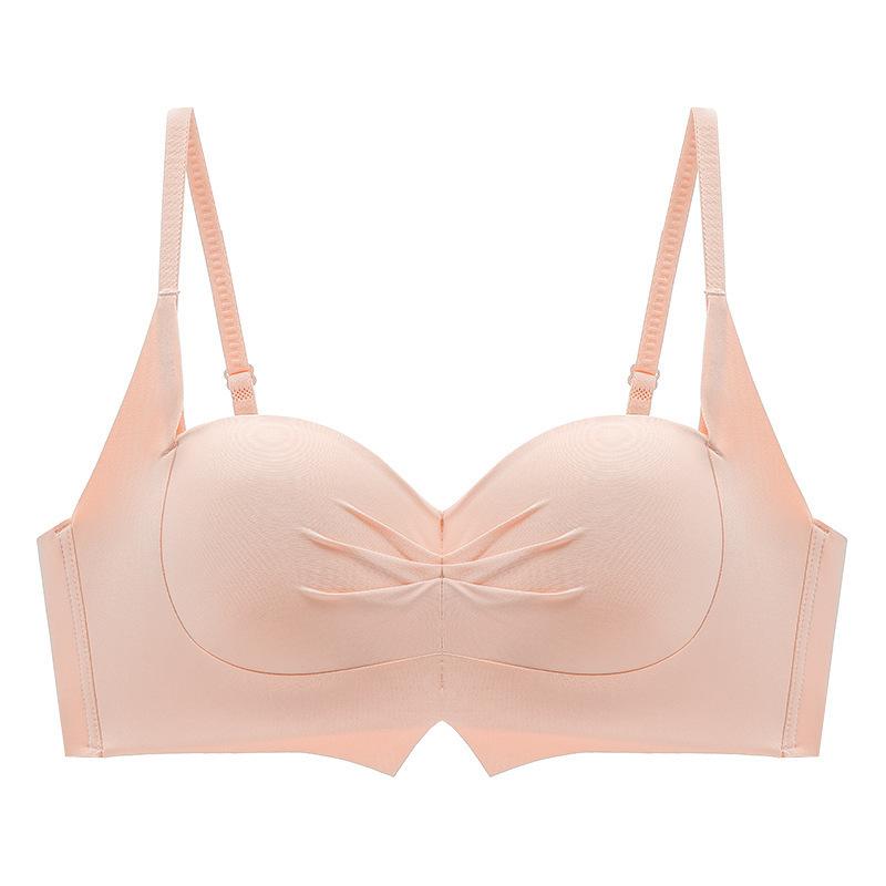 Half cup comic chest underwear women's small breasts gather and show large three-dimensional seamless upper support thickened bra underwear women