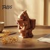 Whimsical Home Accents 3D Printed Hippopotamus Toilet Figurine, Funny Reading Bathroom Decor, Creative Hippo Decorative on Statue for Office Desk And