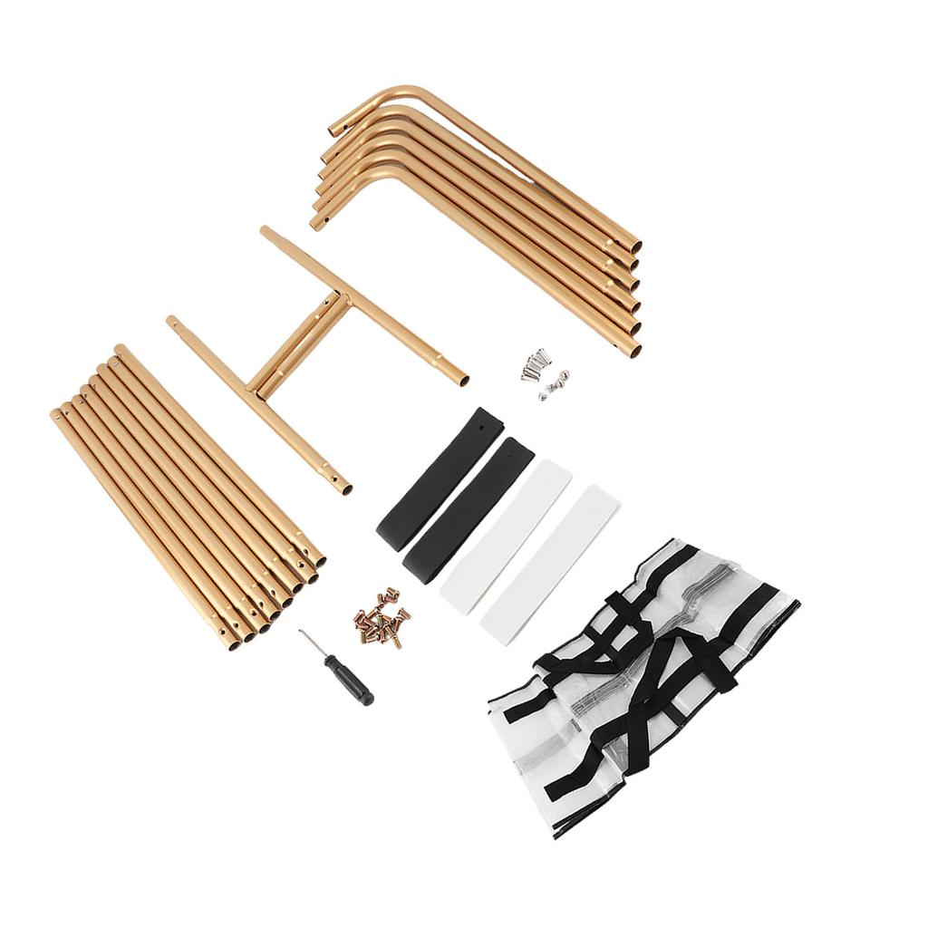 Wedding Sign Holder Carbon Steel Heavy Duty Metal Easel Sign Stand with 4 PU Leather Straps   Height