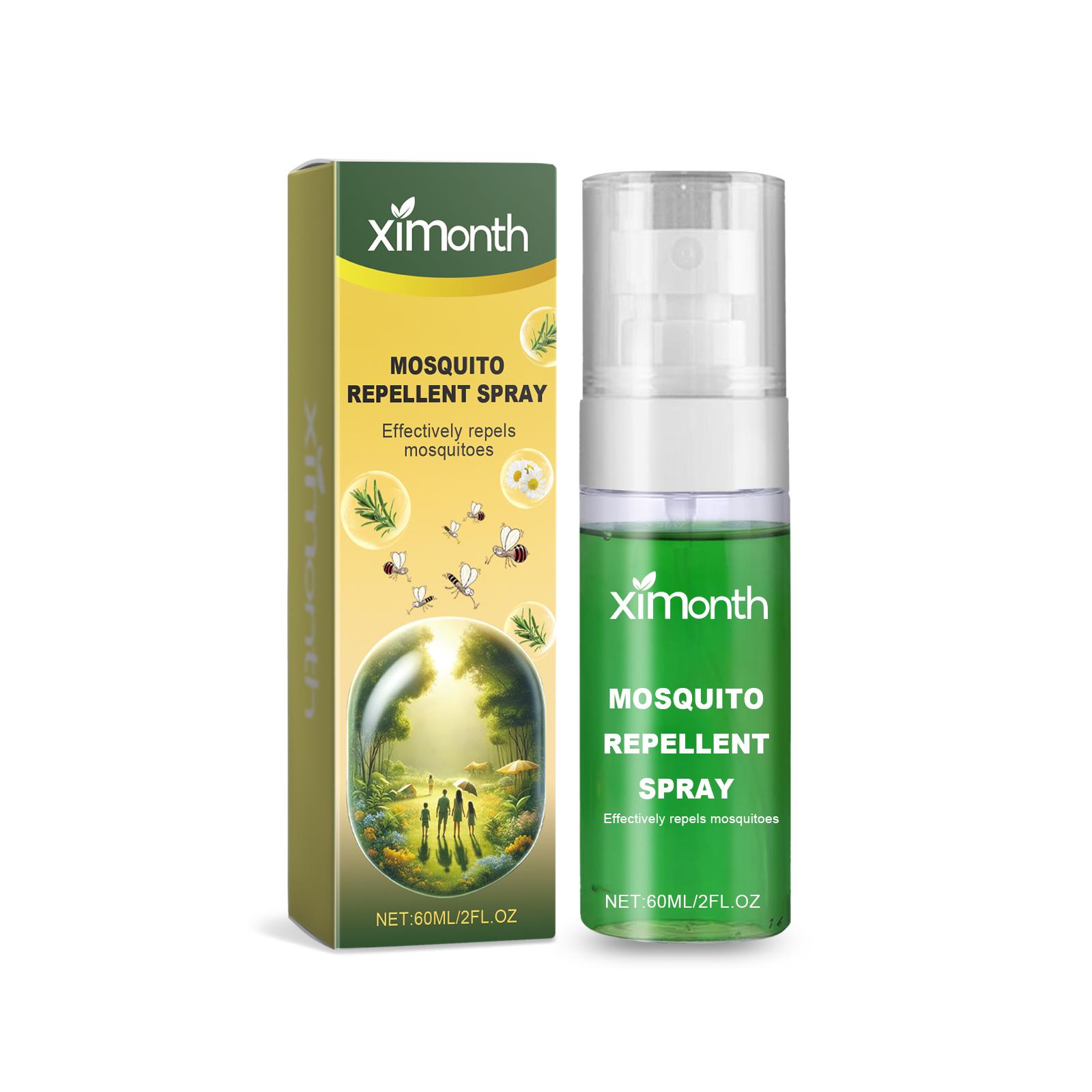 Plant-based mosquito repellent spray Household floral water for camping and outdoor sports, mosquito repellent liquid 60ml