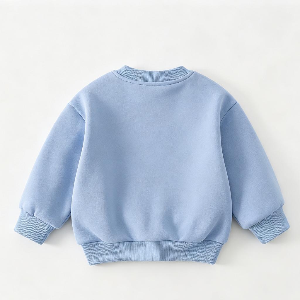 Kids Long Sleeve T-Shirt with 3D Pocket Design Casual Comfortable Top for Boys Girls