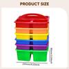6 Pieces Classroom Storage Boxes Sundries Organizer Multipurpose Bins for Markers