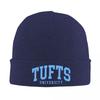New Tufts  College Font Curved Warm Knitted Cap Fashion Bonnet Hat Autumn Winter Outdoor Beanies Hats For Unisex Adult