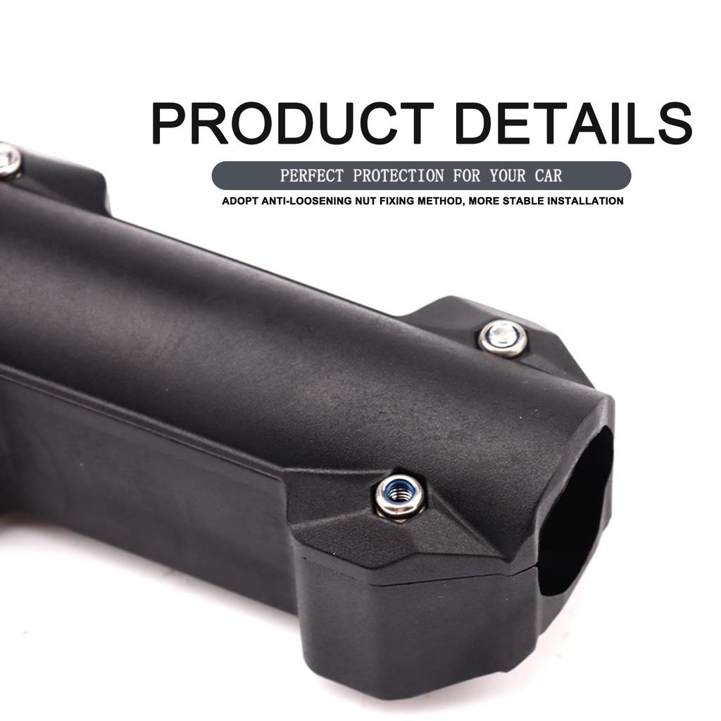 RUSUO Engine Guard Bumper Crash Bar, Universal 22mm 25mm Motorcycle Engine Guard Bumper Crash