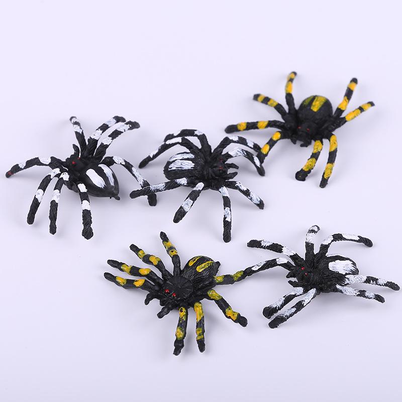 Plastic Small Spider Toy - Simulation Scary Pattern for Children's Pranks