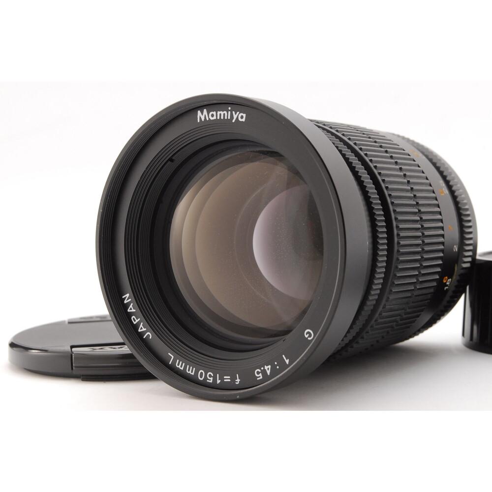 

Used EXC+5 Mamiya G 150mm f/4.5 L, Front Cap, Rear Cap from Japan