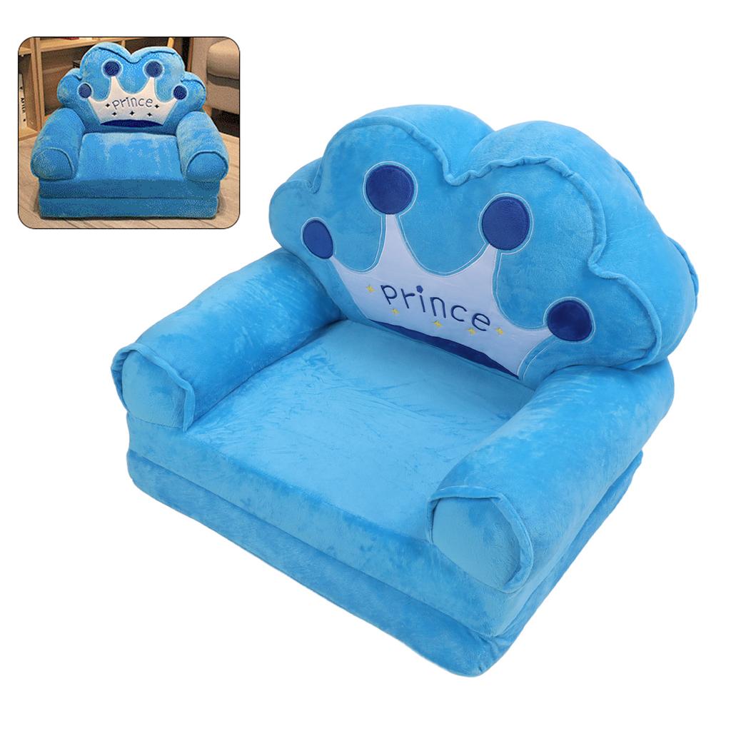 Kids Couch Cartoon Lounger Sofa Foldable Sofa Bed Comfortable Cute Princess Toddler Sofa