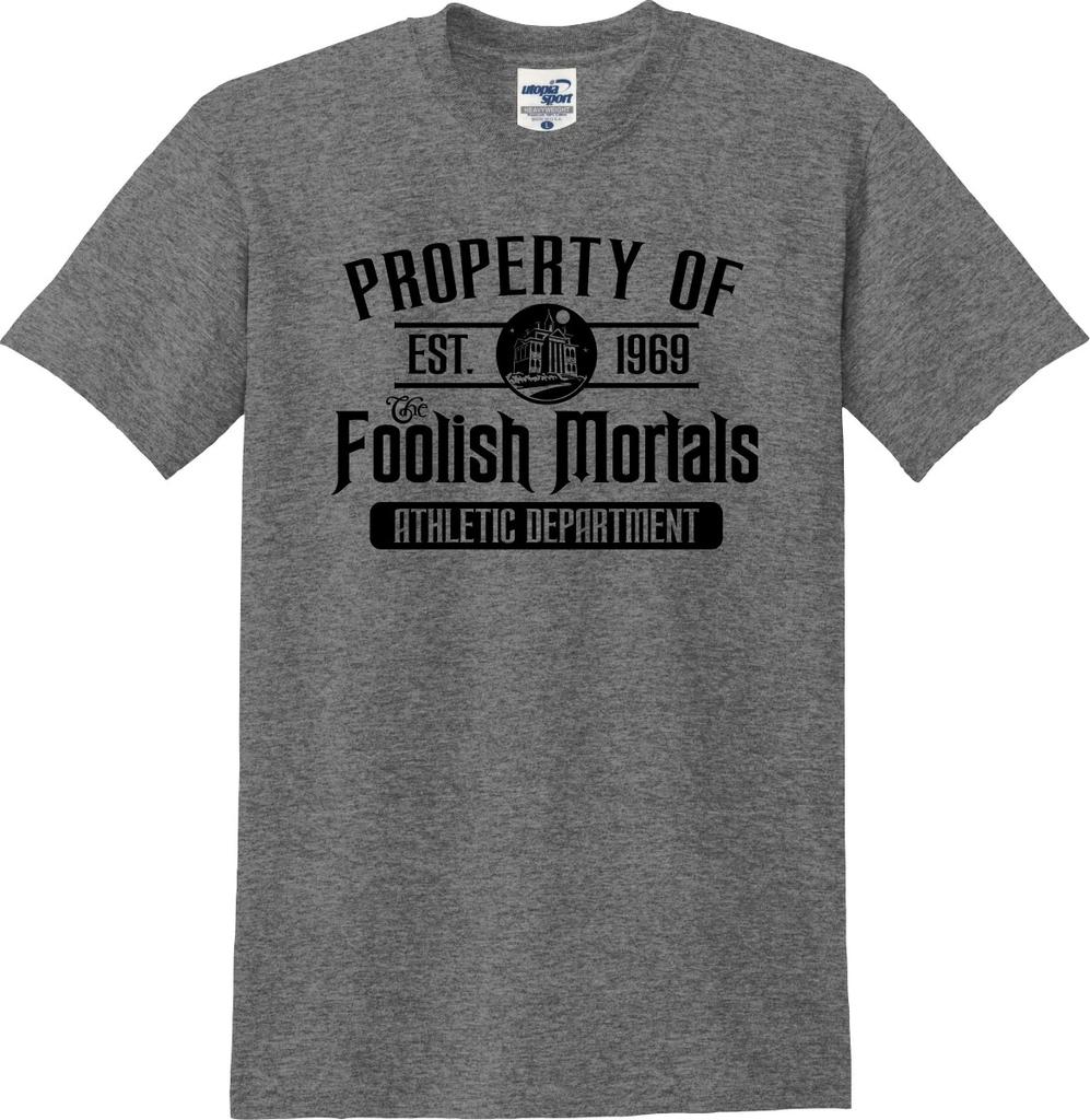 Property of Foolish Mortals Haunted Manion Unisex T shirt (S-5X)