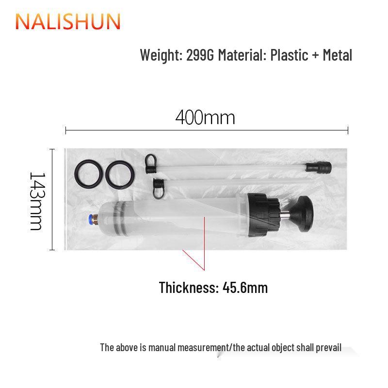 Dual-Use Oil Extractor: Large Syringe for Suction & Injection of Kerosene or Diesel