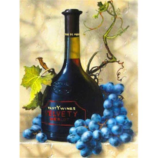 Full Diamond Painting Wine Bottle Mosaic 5D Cross Stitch 5D DIY Diamond Painting Wine Decor