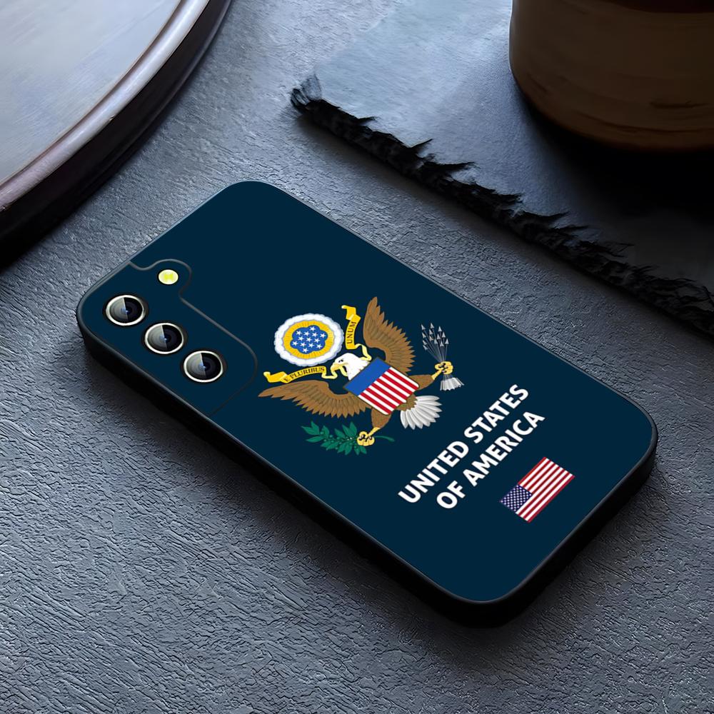 Algerian USA Passport Phone Case For Samsung Galaxy S26 S24 S23 S22 S25 S21 S20 Ultra Fe Plus A54 A24 A55 A53 Coque