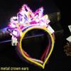 Luminous Rabbit & Cat Ear Headbands with Feather Clips - Perfect for Night Events & Gifts