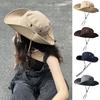 Wide Brim Sun Hat Men Women Breathable UPF 50+ UV Protection Hat Summer Outdoor Fishing Hiking Climbing Hiking Gardening Sun Protection Hat