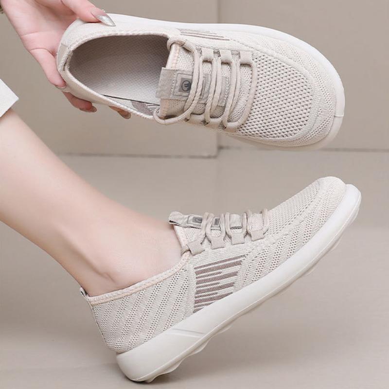 Damen Frühjahrsmode Allround Einzelne Schuhe Damen Mesh Atmungsaktiv Bequem Leicht Abriebfest Damenschuhe