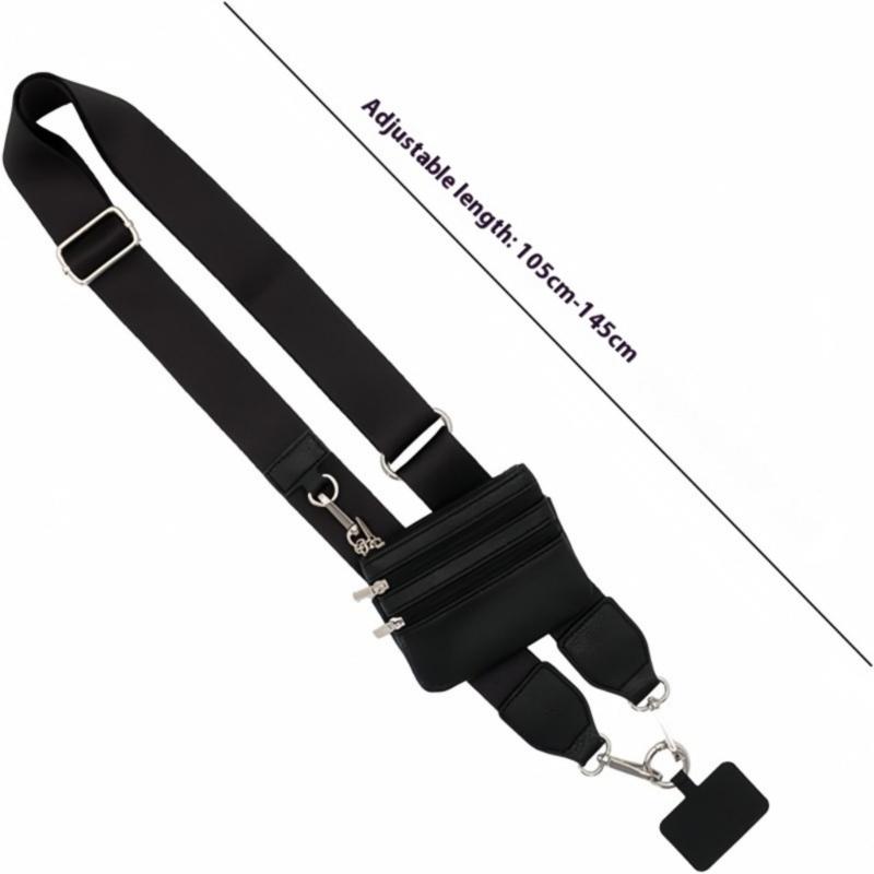 Crossbody Lanyard Clip and Go Strap Adjustable Belt with Wallet Phone Strap Holder Neck Shoulder Lanyard for Girl Women