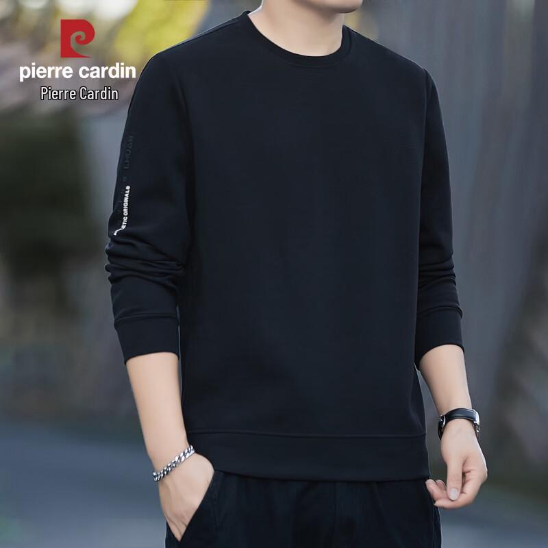 Pierre Cardin Men's Embroidered Cotton Blend Hoodie