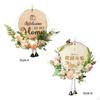 Elegant Floral Welcome Wreath for Spring Weddings and Home Decor