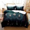 Dunkle Horror-Kunstgrafik Lorna Shore Extrem Metal Bettwäsche-Set Bettbezug Mit 2 Kissenbezügen Teen Metalhead Schlafzimmer-Dekoration
