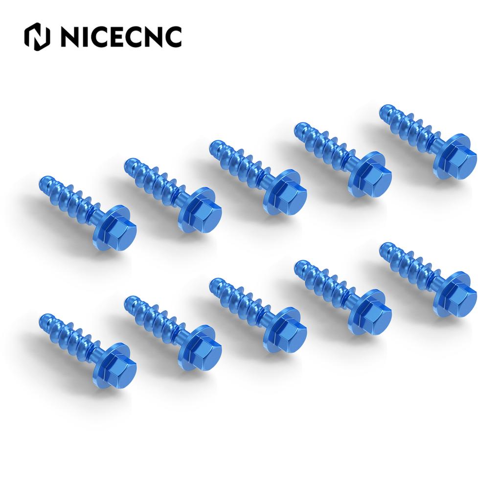 NICECNC For KTM EXC 300 2004-2022 10PCS Tapping Screw Bolt Set For KTM EXC-F 350 SXF 450 XCW TPi Husqvarna TE 300 GasGas EC 300
