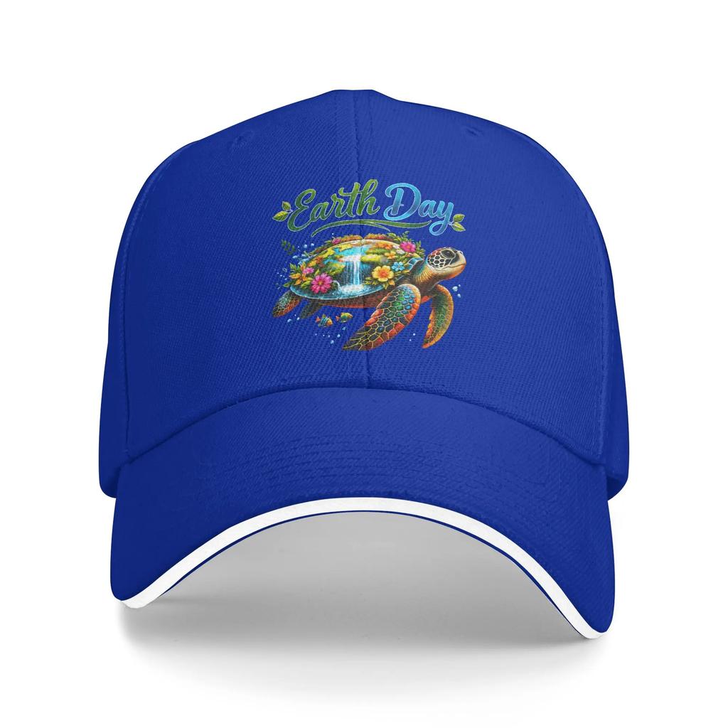 Earthday Cool Baseball Cap Hip Hop Sandwich Cap Unisex Women Adjustable Sun Hat Activities