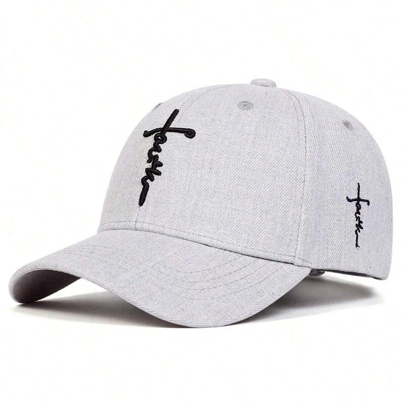 Unisex Baseballkappen mit Buchstaben-Kreuzstickerei, Frühling und Herbst, Outdoor, Verstellbar, Lässige Hüte, Sonnenschutzhut, Sportkappe