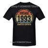 Summer T Shirt Vintage 1993 All Original Parts Born In 1993 T-Shirt Cotton Retro Birthday Gift Short Sleeve Tshirt