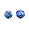 XSAJU TRPG Dice, Polyhedral Dice, 7-Piece Set, 4-Sided, 6-Sided, 8-Sided, 10-Sided, 12-Sided, and 20-Sided, for Card Games, Tabletop Games, and Educat