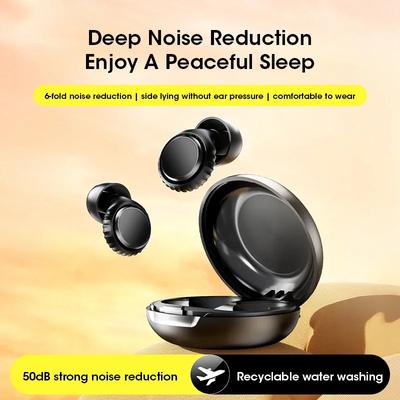 Ear Plugs Noise Cancelling Reusable Soft Silicone for Sleeping Study Travel Comfortable Ear Protection Block Sound