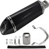 Motorcycle Slip On Muffler,1.5-2" Carbon Fiber Unversal Slip on Silencers & Mufflers For Dirt Bike Street Bike Scooter ATV Racing Pipes