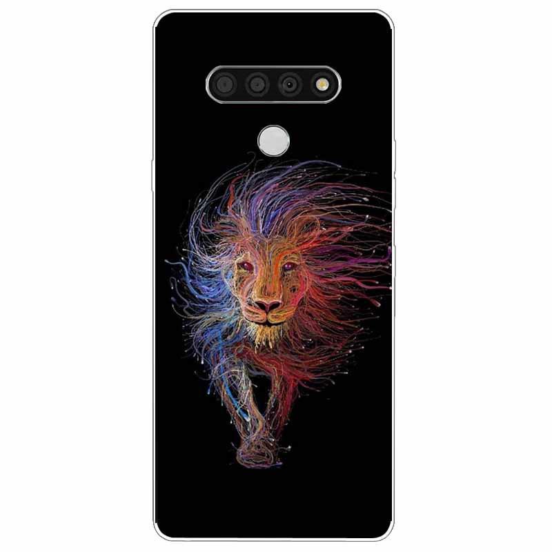 Soft Print Cover For LG K51 K61 V50 V60 Thinq Case Cute Cat Silicone Coque for LG K61 V50 Thinq Cases K 61 Shockproof Shell Bag