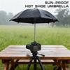 Schwarz Dslr Kamera Regenschirm Sonnenschirm Regnerischen Halter Für Allgemeine Kamera Fotografische