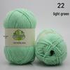 Combed 5-Ply Milk Cotton Yarn for DIY Knitting & Crochet - Medium-Thick Scarf & Blanket Material Pack