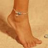 Boho Lady Beaded Starfish Charm Barefoot Sandal Retiazka na členok Náramok na členok