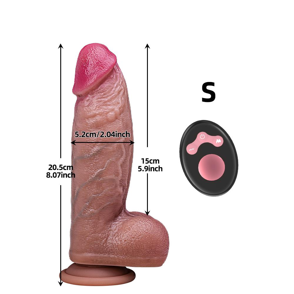 Telescopic Dildo Vibrator Stimulator Vibrating Dildo Panties Erotic Orgasm Masturbator Sex Toy for WomenSex Machine G Spot 18