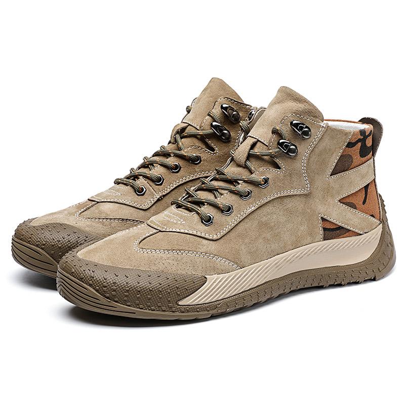 

Модные мужские кроссовки, модные, для прогулок на открытом воздухе, противоскользящие, удобные, удобные, ботильоны, роскошь, новинка в повседневной кожаной обуви 44 хаки