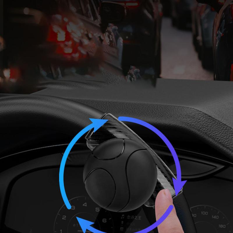 Gałka 360 stopni na kierownicę samochodową, wspomagacz kulkowy, antypoślizgowy, wspomaganie kierowania, przycisk skrętu