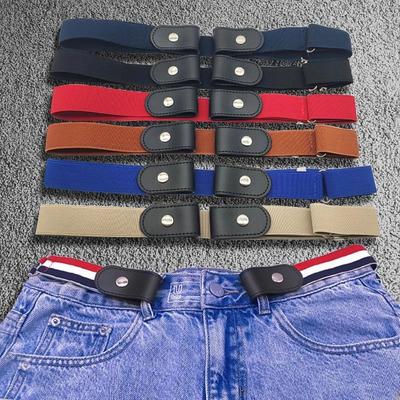 Schnallenfreier Gürtel für Jeanshosen, elastisch, unsichtbar, für Gürtel, Herren und Damen, modisch, ohne Schnalle, elastischer Stretch-Taillengürtel