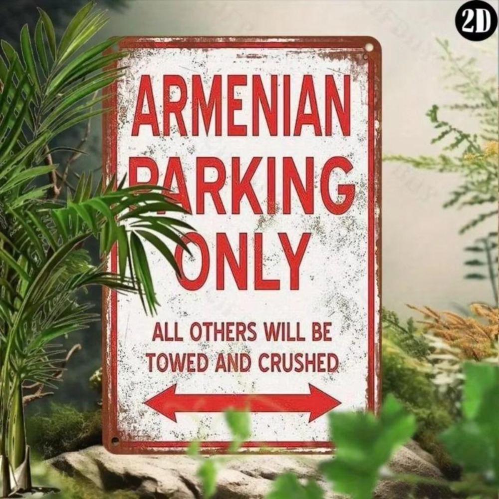 Retro Metal Tin Sign 20x30cm, Funny Wall Art Decor for Living Room Bar Cafe