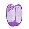 Mesh breathable laundry basket, foldable large size 40 * 40 * 70 miscellaneous laundry basket, simple and large capacity miscell