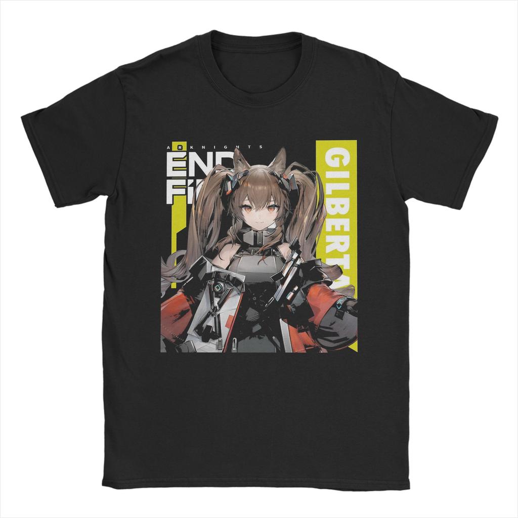 Mens TShirts Ardelia Arknights Cool Pure Cotton Tees Short Sleeve  T Shirts Crew Neck Clothing Plus Size