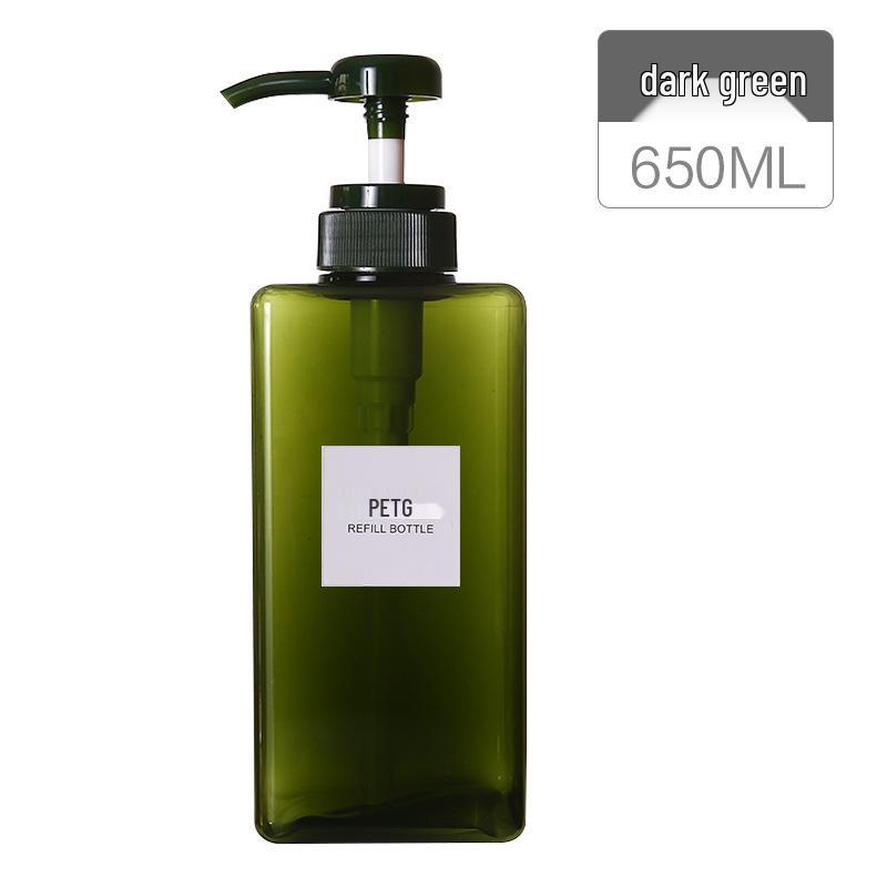 Large Capacity Press-Style Travel Dispenser for Shampoo, Lotion, and Body Wash
