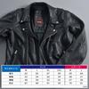 Daytona Motorcycle Leather Jacket Genuine Leather (Water Repellent) Spring/Autumn/Winter Double Riders DL-003 Black XL Size (Men's) 17815