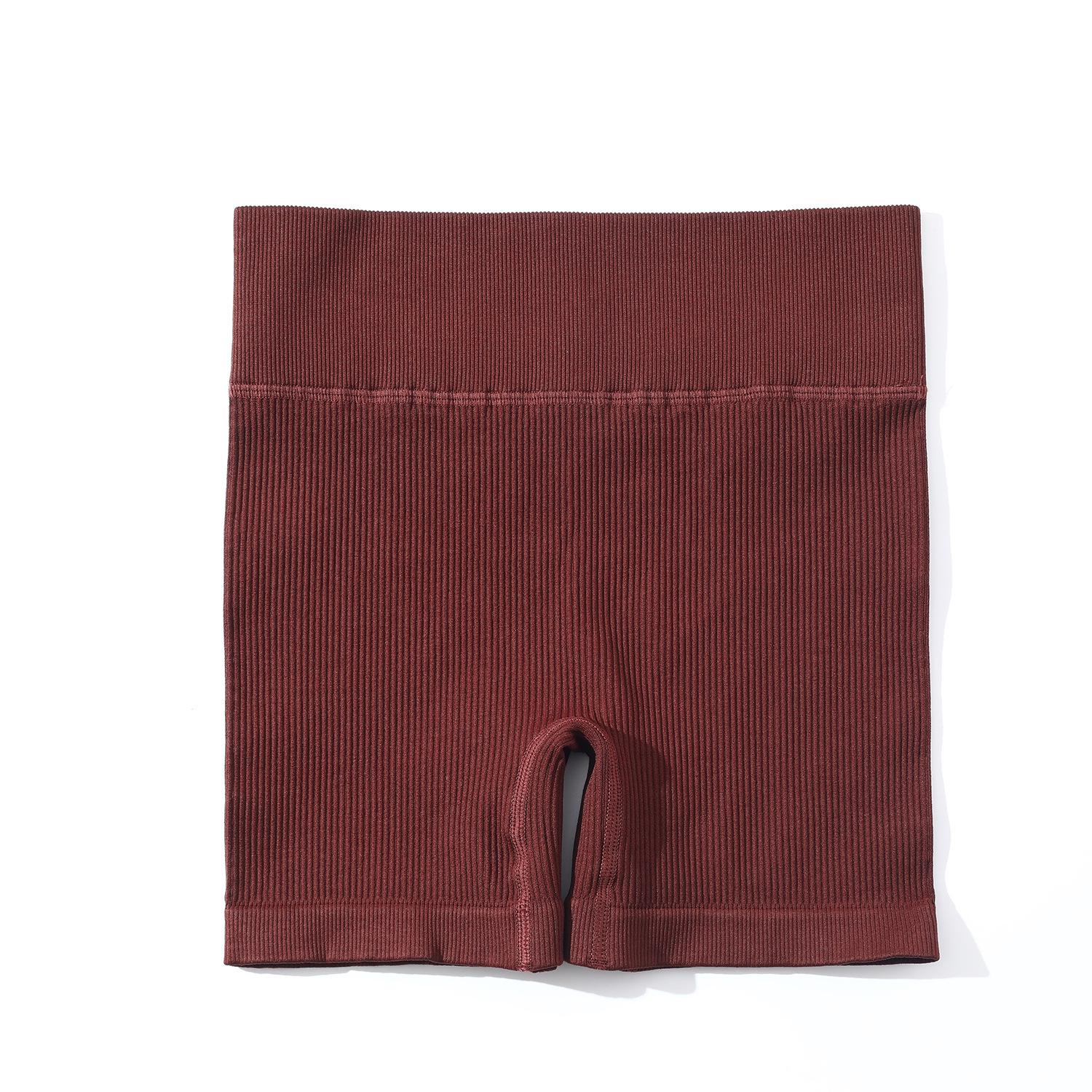 

Весенний европейско-американский женский бесшовный быстросохнущий комплект для йоги 2022 года с шортами с эффектом лифтинга ягодиц L