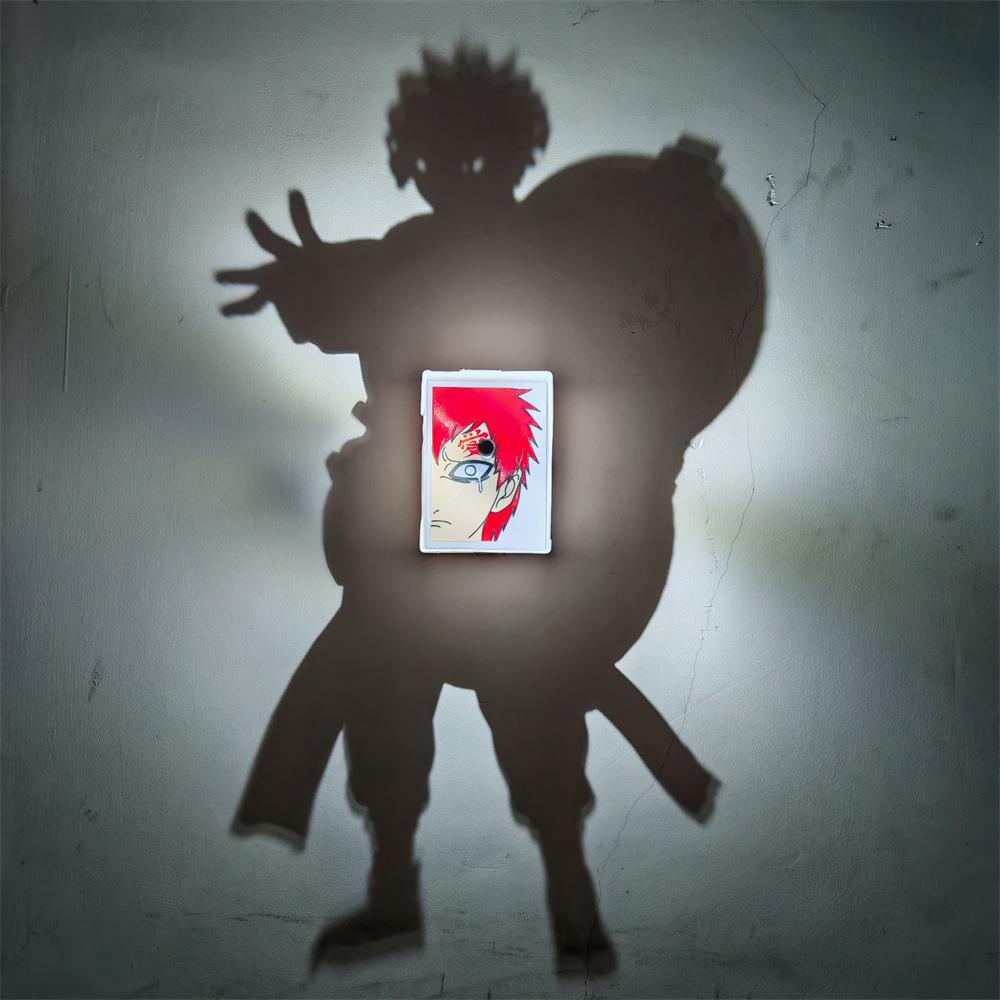 Kreative Anime Projektionslampe - Naruto, One Piece, Spider-Man, Zoro - Dimmbares Atmosphärenlicht mit Schatteneffekten