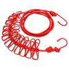 Durable No-Drill Windproof Clothesline for Indoor/Outdoor Use - Non-Slip Drying Rope for Travel, Dorms, and Quilt Drying.