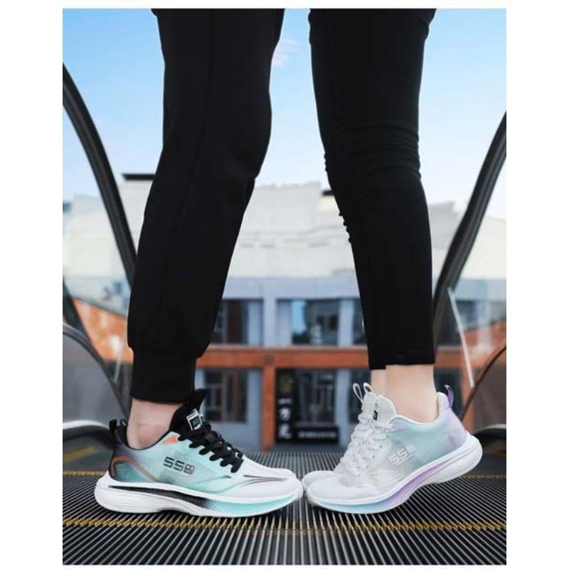 Men's Sports Shoes, Breathable Mesh Upper, Wear-resistant Casual Shoes, Trendy Running Shoes for Teenagers.