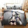Luxury New 3D Print Anime Asada Shino Sword Art Online Bedding Set Duvet Cover Bed Set Quilt Cover Pillowcase Queen Boys Adult